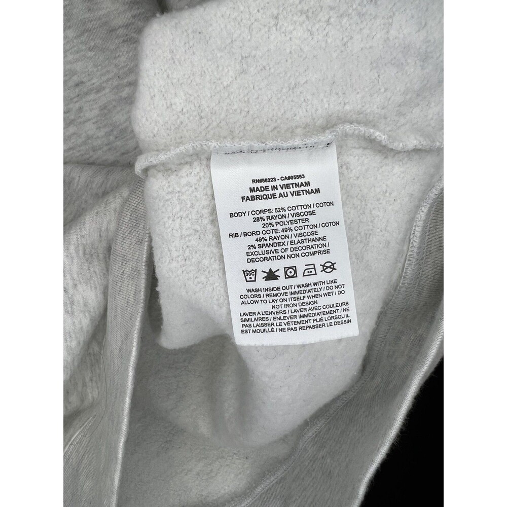 Nike Sportswear Pullover sweatshirt BV2662-100 light gray Black logo size Men XL - Picture 4 of 7